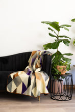 Load image into Gallery viewer, A touch of purple Medium Reversible Alpaca Blanket