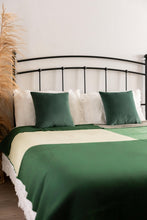 Load image into Gallery viewer, New Collection green Large Reversible Alpaca Blanket