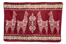 Load image into Gallery viewer, Small Red Alpaca Blanket