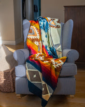 Load image into Gallery viewer, Traditional Colorado Large Reversible Alpaca Blanket