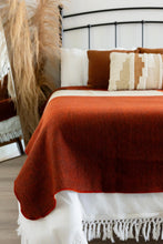 Load image into Gallery viewer, New Collection red large Reversible Alpaca Blanket
