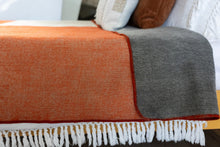 Load image into Gallery viewer, New Collection red large Reversible Alpaca Blanket
