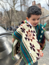 Load image into Gallery viewer, Brown Kid Alpaca Poncho
