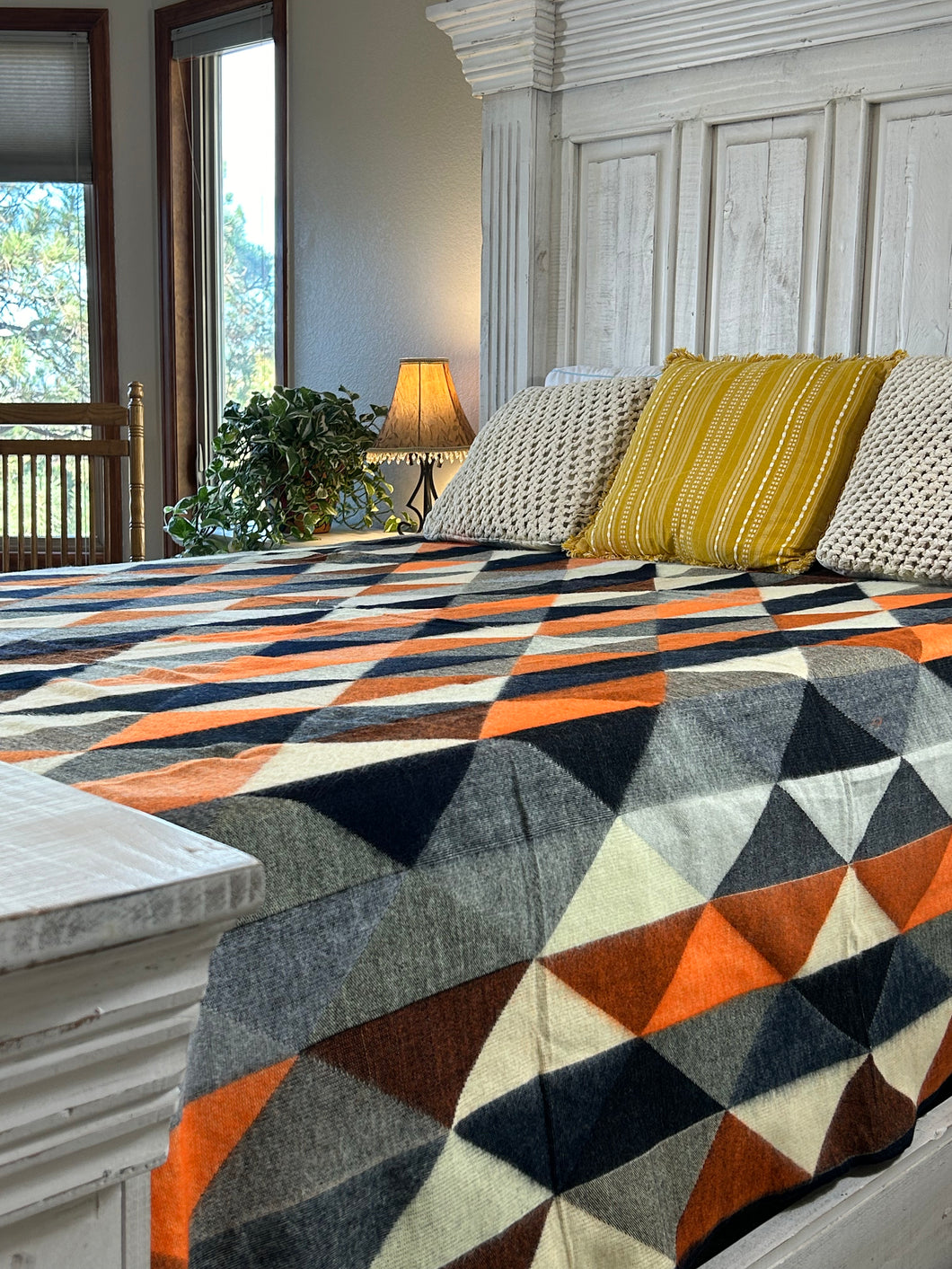 Fall Large Reversible Alpaca Blanket
