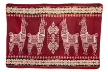 Load image into Gallery viewer, Small Red Alpaca Blanket

