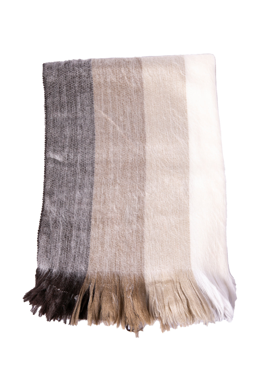 Classic Tan Alpaca Shawl
