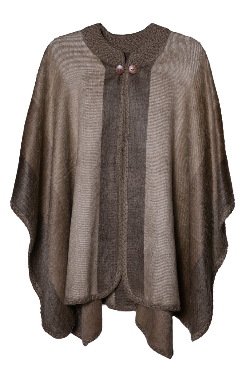 Light Brown Alpaca Cape – Loom Colorado