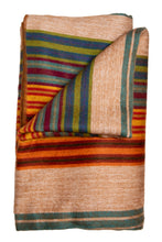 Load image into Gallery viewer, Carnival light brown Large Soft Alpaca Blanket
