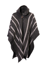 Load image into Gallery viewer, Wool Black Poncho
